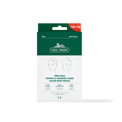 VT Cosmetics PRO CICA Centella Asiatica Tiger Clear Spot Patch 66ea