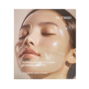 Skinego Super Glow Deep Collagen Hydrogel Mask 4ea