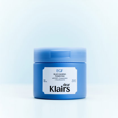 Dear,Klairs EGF Blue Calming Toner Pad 150 ml 60 Pads