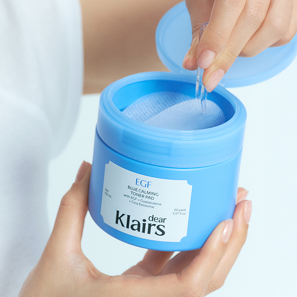 Dear,Klairs EGF Blue Calming Toner Pad 150 ml 60 Pads