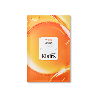 Dear,Klairs Vita 10 Radiance Sheet Mask 5ea