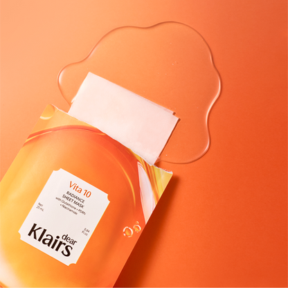 Dear,Klairs Vita 10 Radiance Sheet Mask 5ea