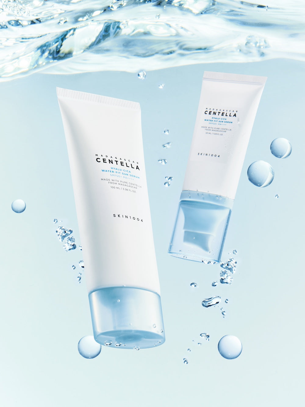 Skin1004 Madagascar Centella Hyalu-Cica Water-Fit Sun Serum - 3 Size