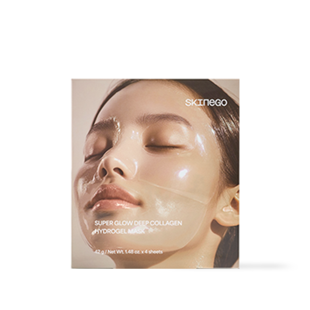 Skinego Super Glow Deep Collagen Hydrogel Mask 4ea