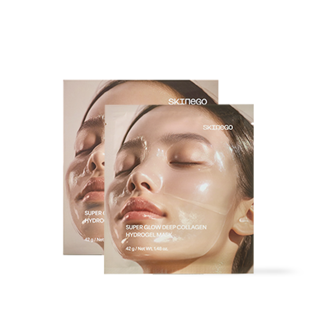 Skinego Super Glow Deep Collagen Hydrogel Mask 8ea