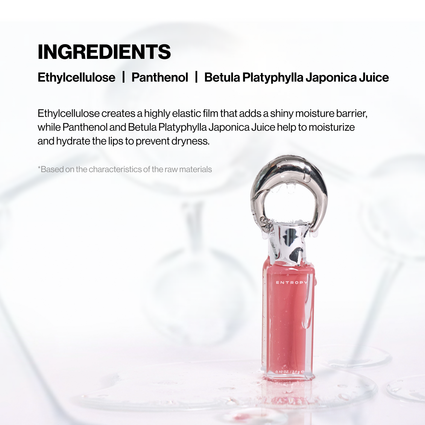 ENTROPY CHARM TINT Glossy Gel Line - 10 Colors
