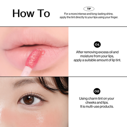 ENTROPY CHARM TINT Glossy Gel Line - 10 Colors