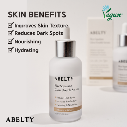 Abelty Rice Squalane Glow Double Serum 50ml