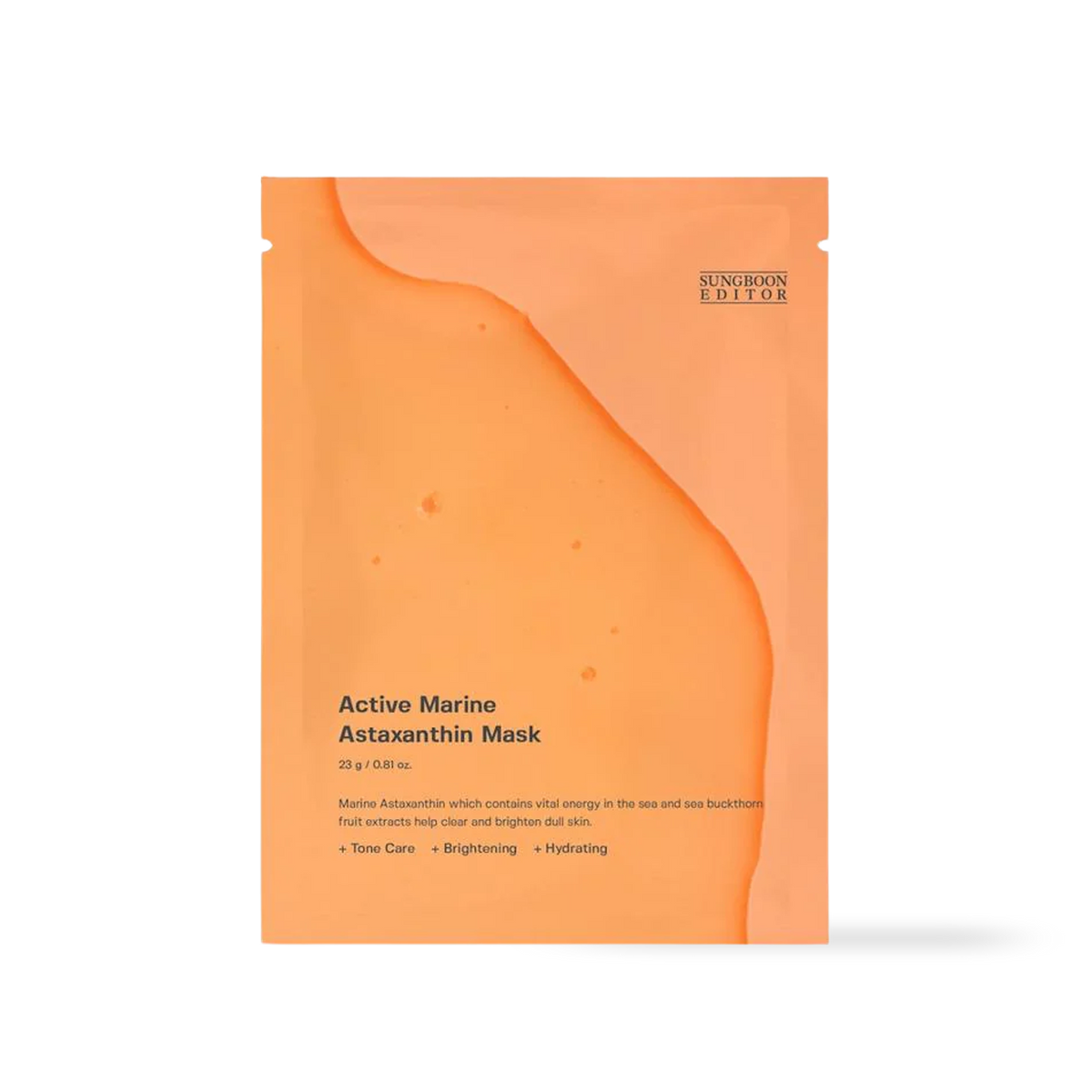 SUNGBOON EDITOR Active Marine Astaxanthin Mask 23ml*10ea