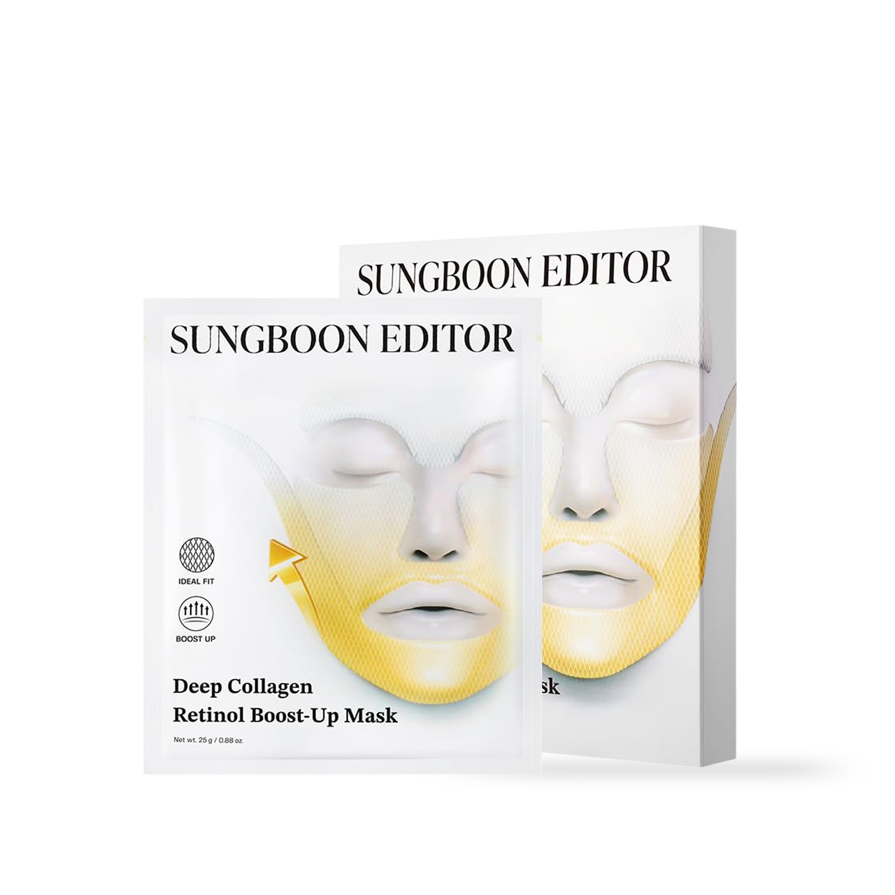 SUNGBOON EDITOR Deep Collagen Retinol Tension Boost Up Mask Set 4pcs