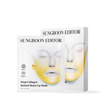 SUNGBOON EDITOR Deep Collagen Retinol Tension Boost Up Mask Set 4pcs