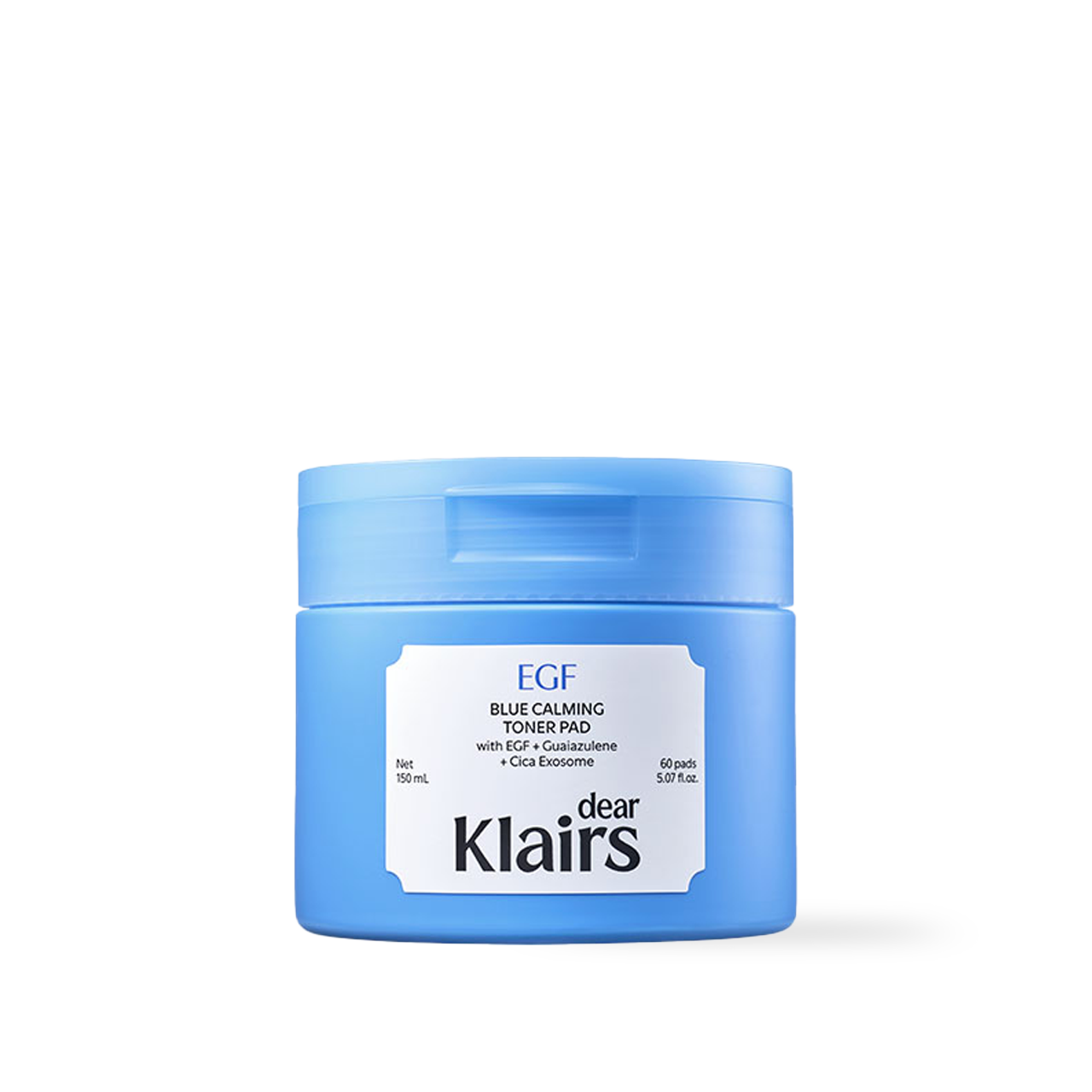 Dear,Klairs EGF Blue Calming Toner Pad 150 ml 60 Pads
