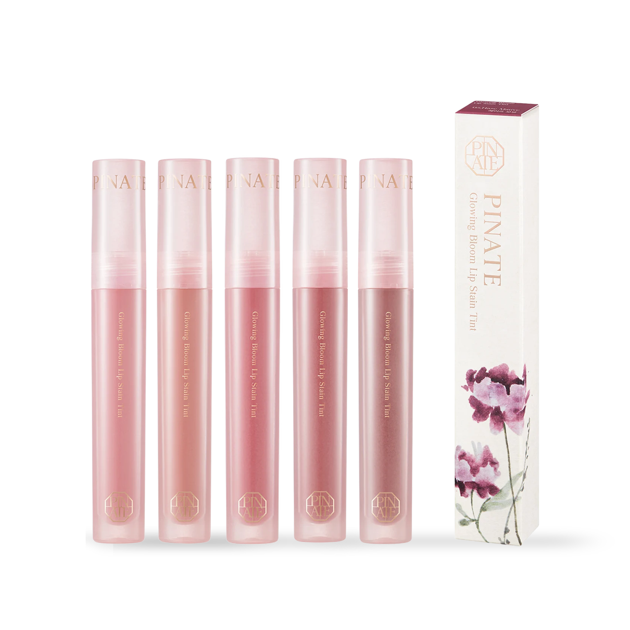 Pinate Glowing Bloom Lip Stain - 5 Colors