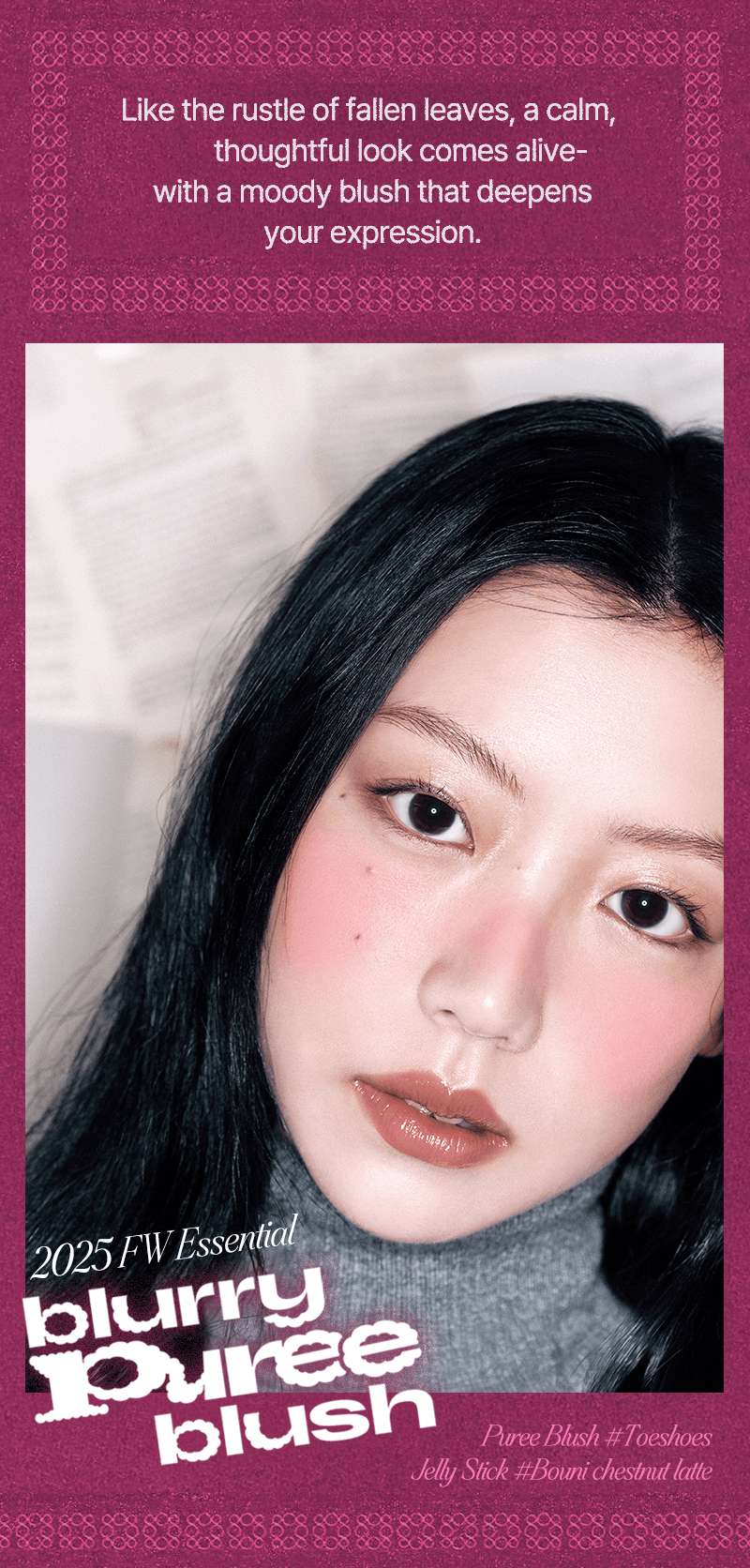 Tiptoe Blurry Puree Blush 5g - 16 Colors