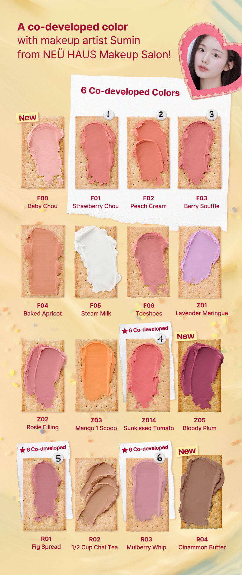 Tiptoe Blurry Puree Blush 5g - 16 Colors