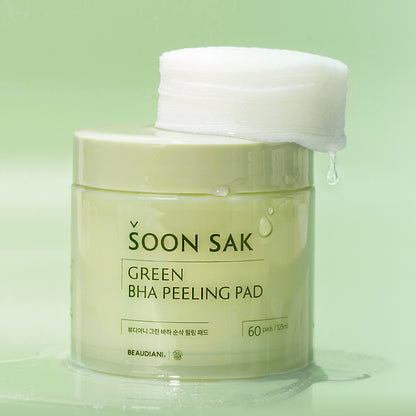 Beaudiani Green BHA Soon Sak Peeling Pad 60ea