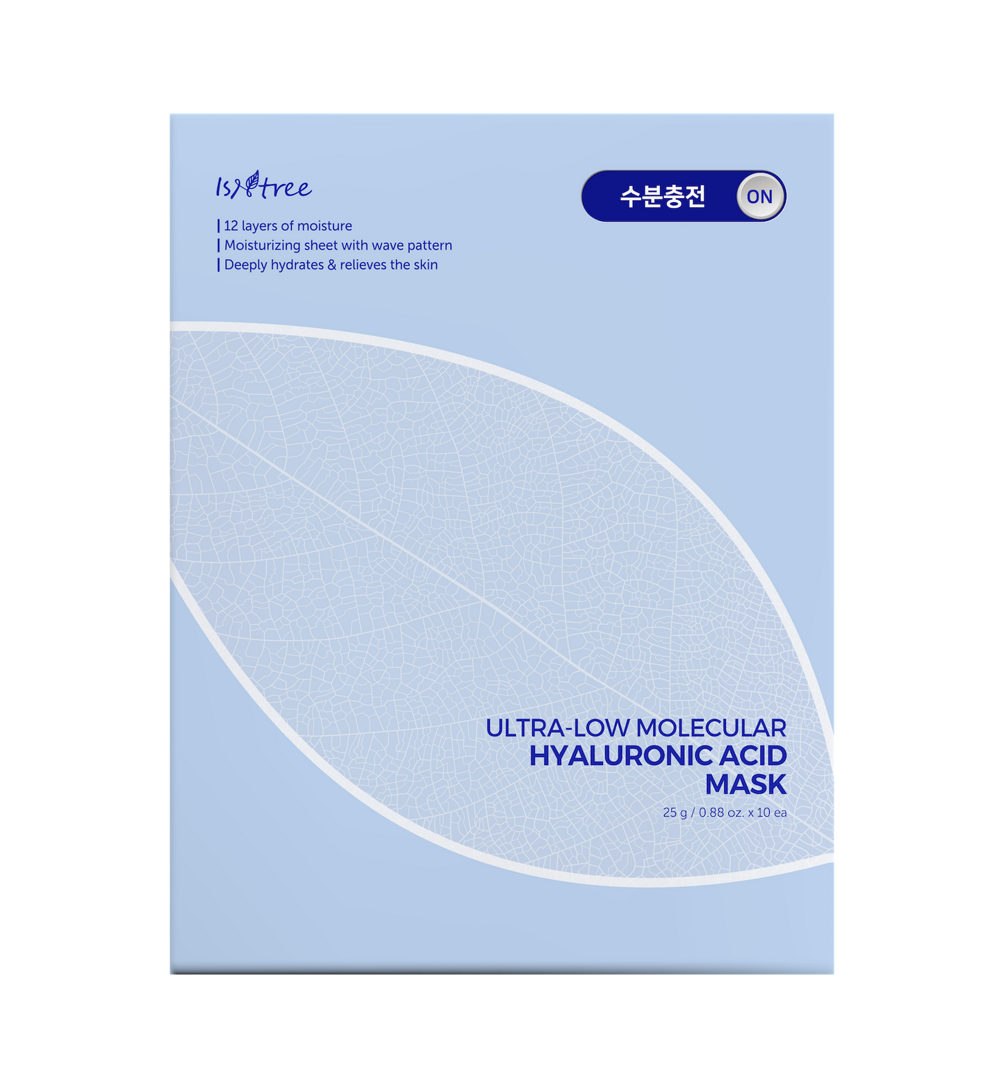 Isntree Ultra-Low Molecular Hyaluronic Acid Mask 10ea