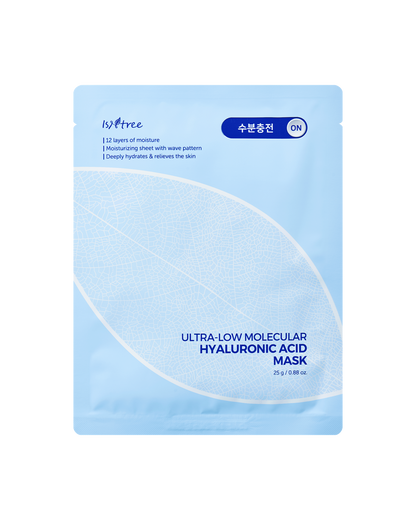 Isntree Ultra-Low Molecular Hyaluronic Acid Mask 10ea