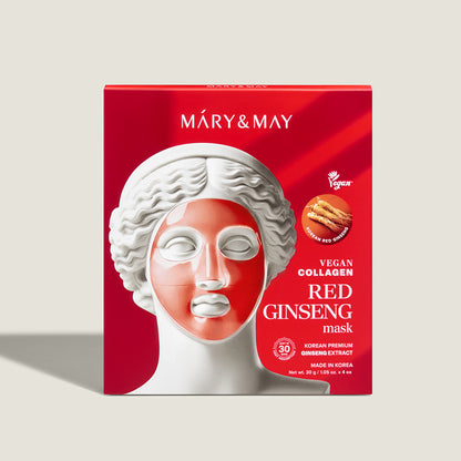 Mary&May Vegan Collagen Red Ginseng Mask (30g x4)