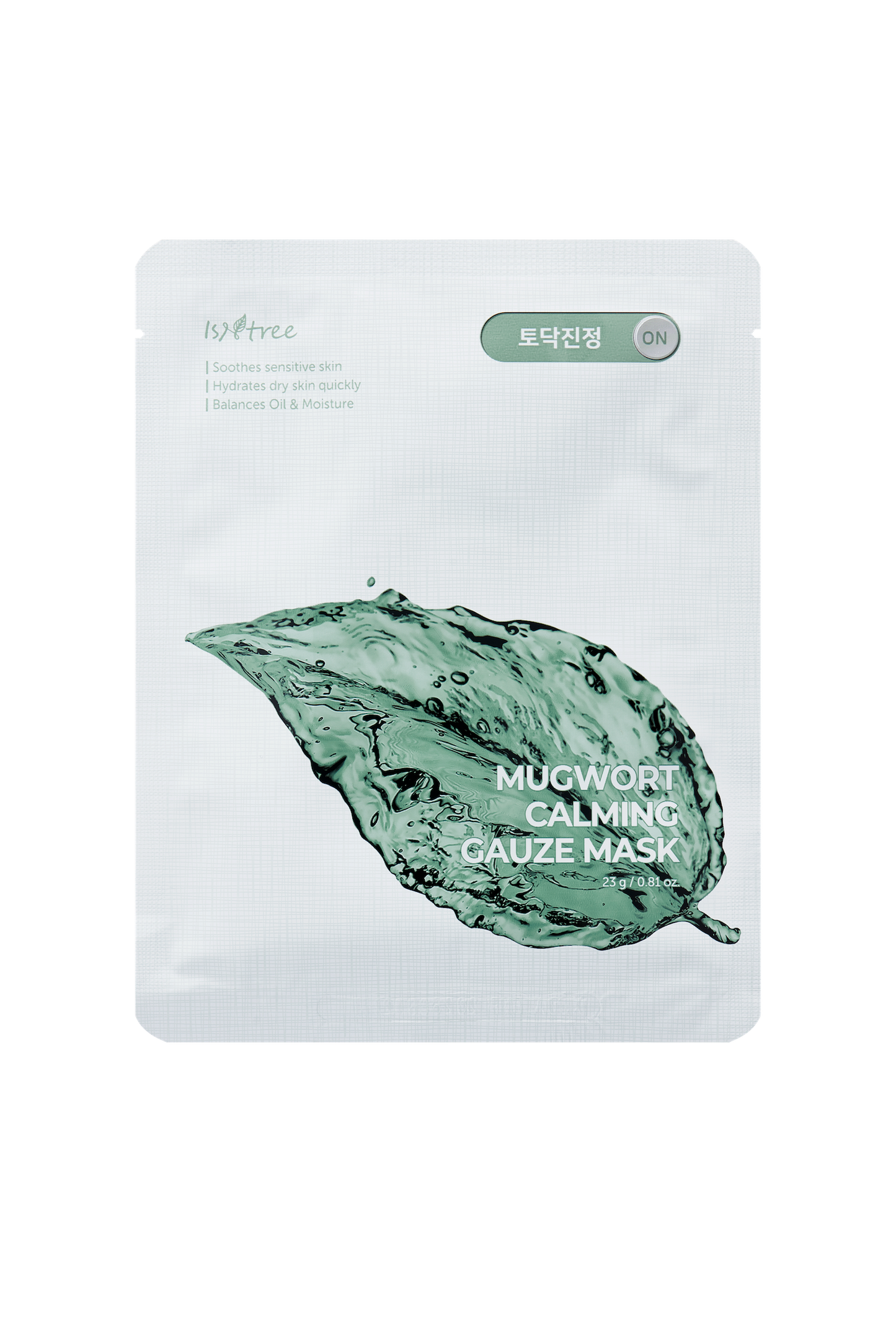 Isntree Mugwort Calming Gauze Mask 23g*10ea