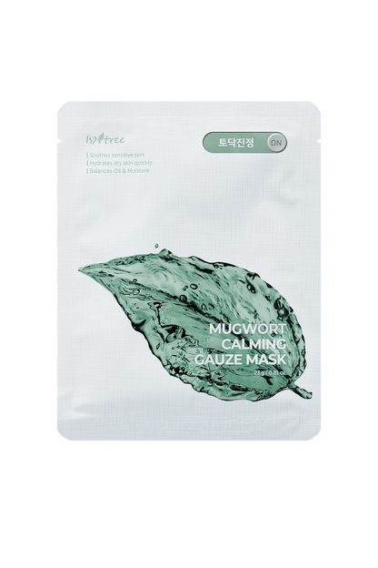 Isntree Mugwort Calming Gauze Mask 23g*10ea
