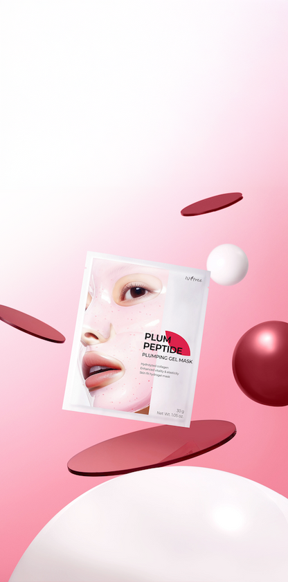 Isntree Plum Peptide Plumping Gel Mask 30g*4ea