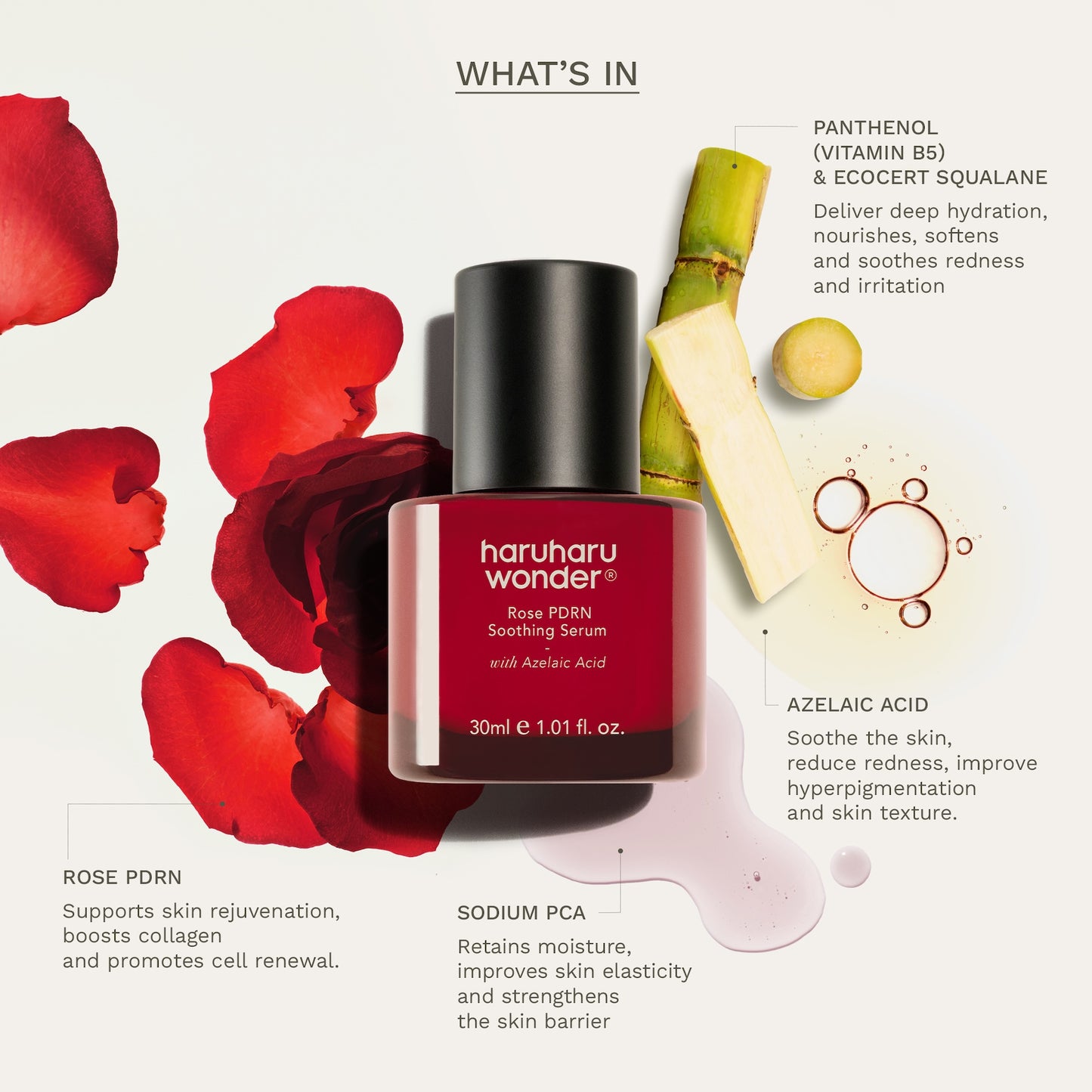 haruharuwonder Rose PDRN Soothing Serum 30ml