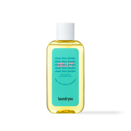 Laundryou Clean Face Gargle Gel-to-Foam Cleanser Mild 160g