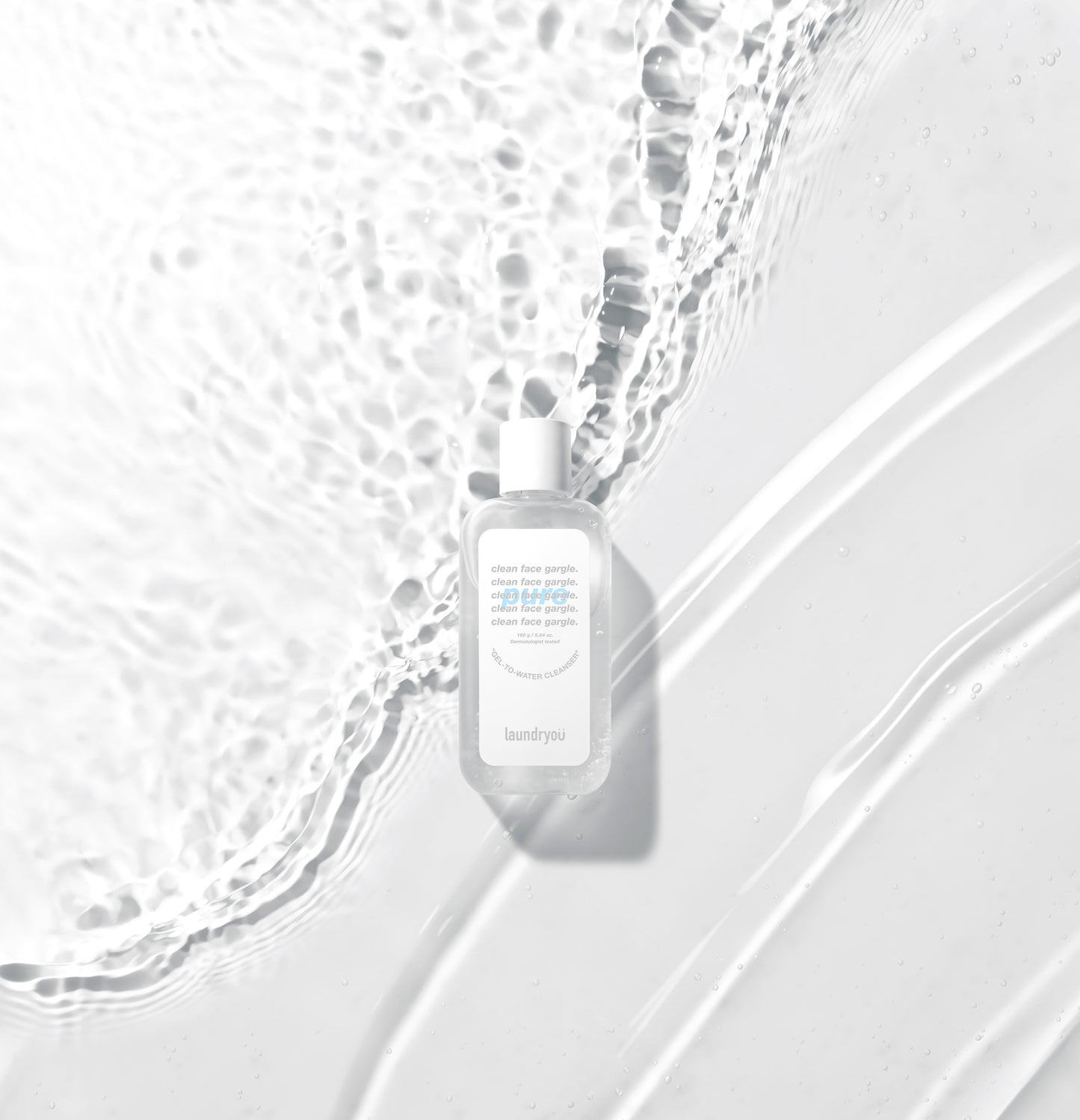 Laundryou Clean Face Gargle Gel-to-Foam Cleanser PURE 160g