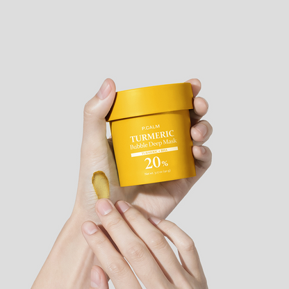 P.CALM TURMERIC Bubble Deep Mask 90g