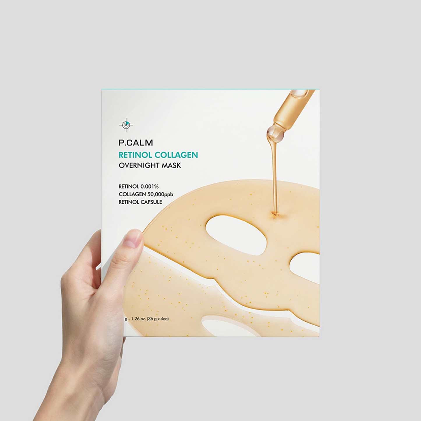 P.CALM Retinol Collagen Overnight Mask 36g*4