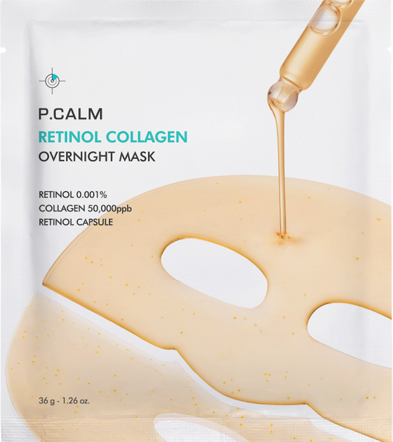 P.CALM Retinol Collagen Overnight Mask 36g*4