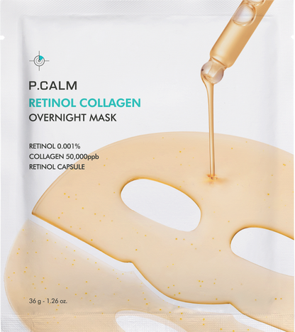 P.CALM Retinol Collagen Overnight Mask 36g*4