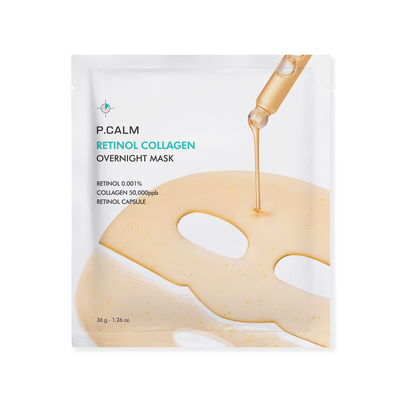 P.CALM Retinol Collagen Overnight Mask 36g*4
