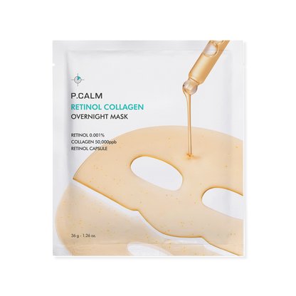 P.CALM Retinol Collagen Overnight Mask 36g*4