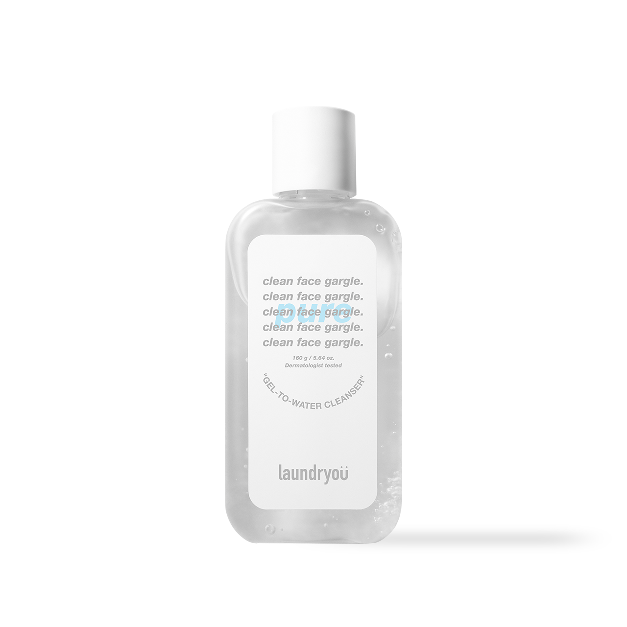 Laundryou Clean Face Gargle Gel-to-Foam Cleanser PURE 160g