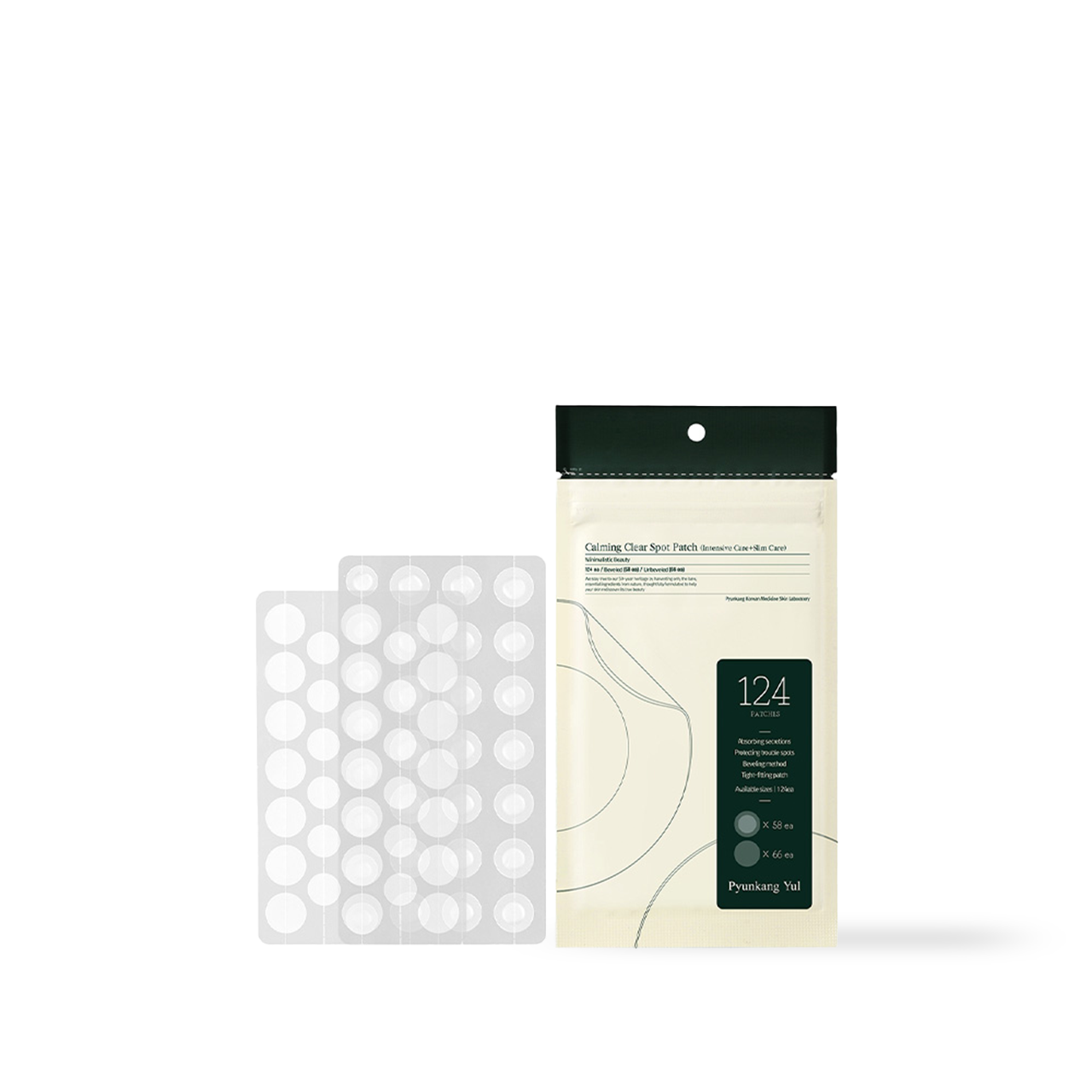 PyunkangYul Calming Clear Spot Patch (Intensive Care+Slim Care) 124ea
