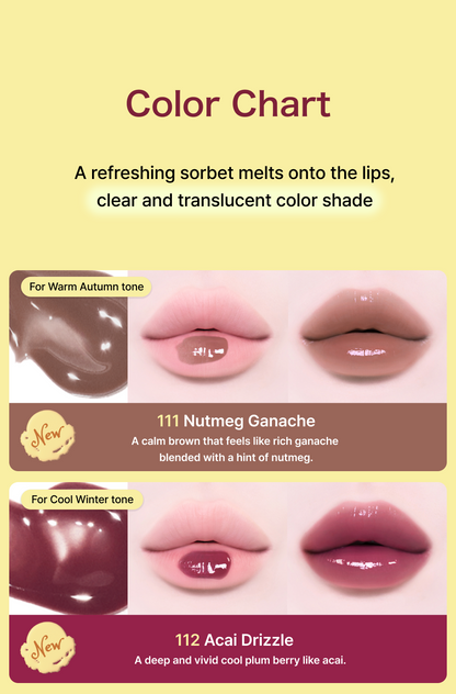 Tiptoe Glowit Sorbet Tint 4.5ml - 12 Colors