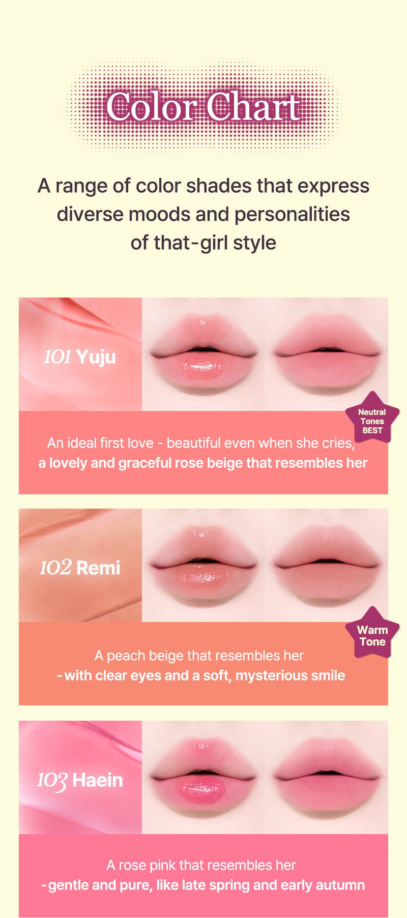 Tiptoe Blurlet Sorbet Tint 4ml - 6 Colors