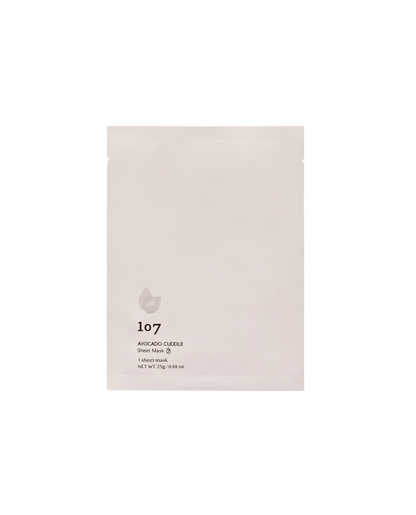 107 AVOCADO CUDDLE Sheet Mask (5 sheets set) 25g*5sheets