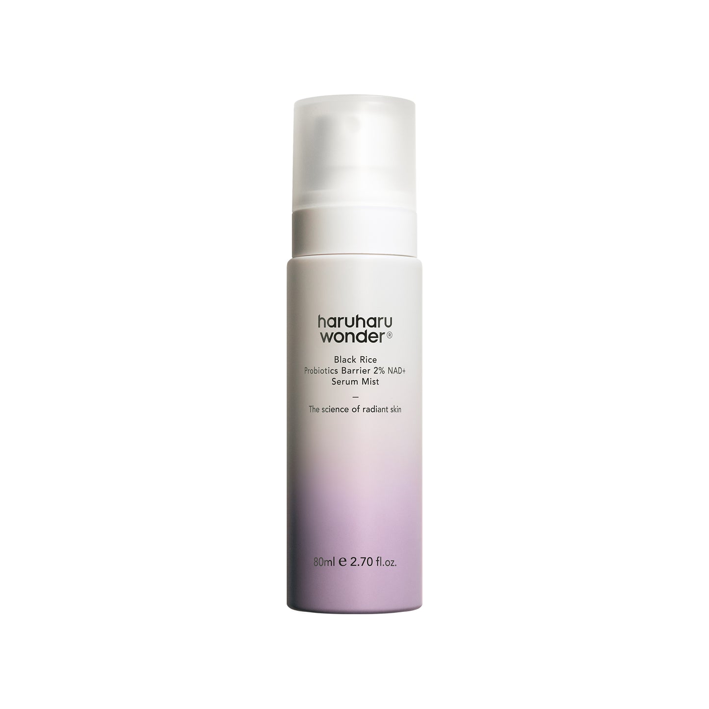 haruharuwonder Black Rice Probiotics Barrier 2% NAD + Serum Mist 80ml