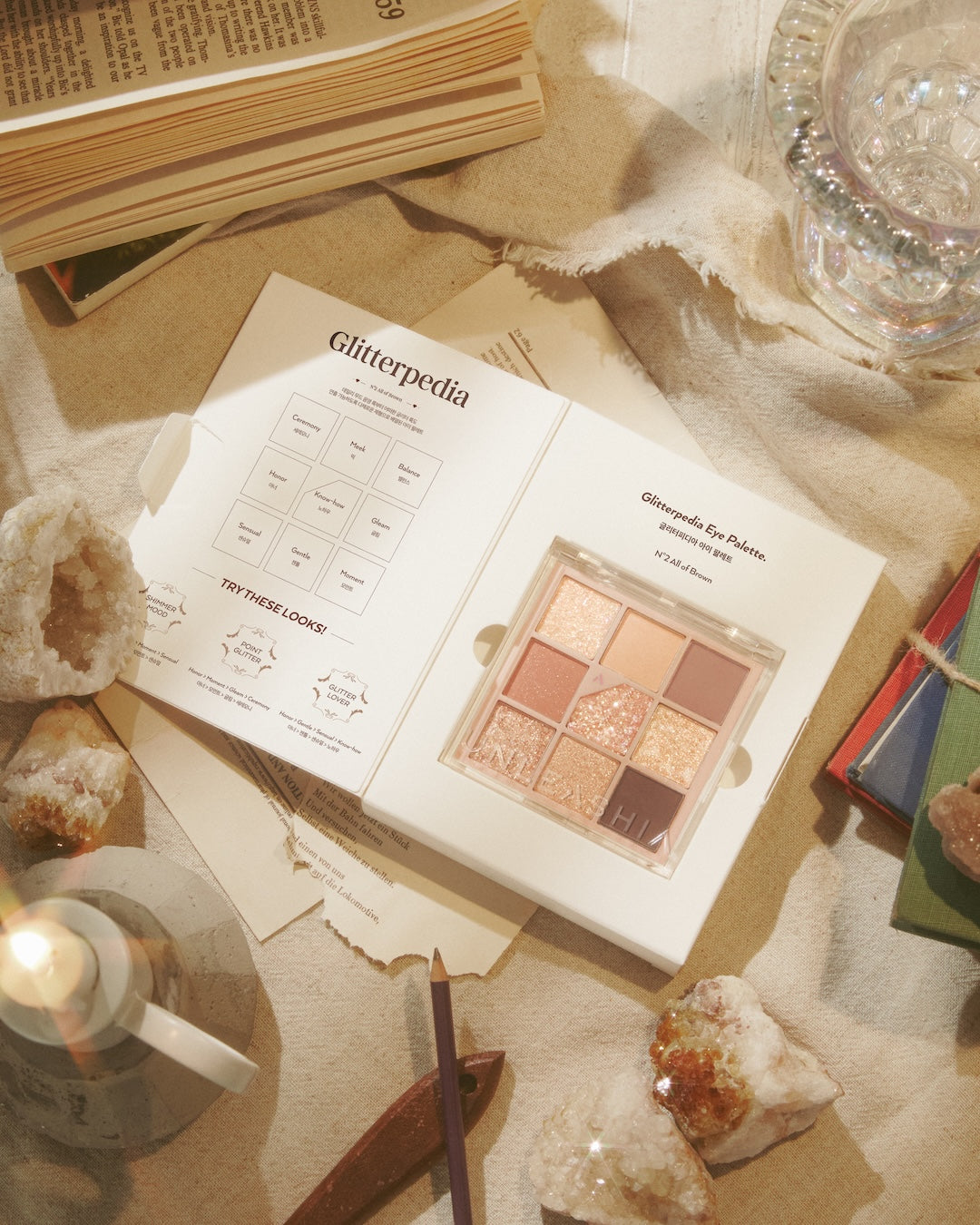Unleashia Glitterpedia Eye Palette No.1 All of Glitter 6.2g