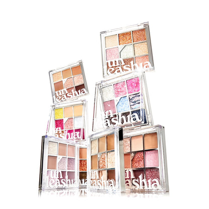 Unleashia Glitterpedia Eye Palette - 9 Colors