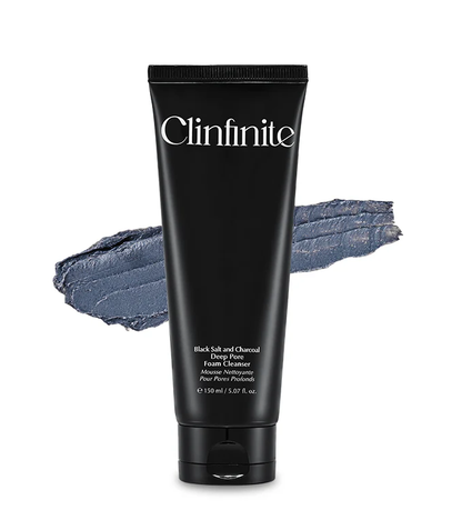 Clinfinite Black Salt & Charcoal Deep Pore Foam Cleanser 150ml