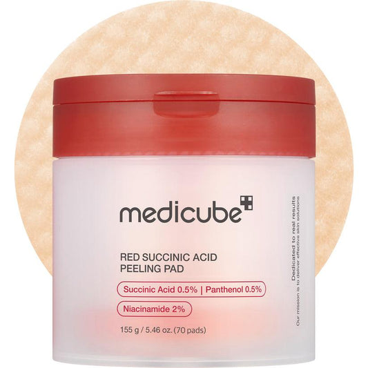 Medicube Red Succinic Acid Peeling Pads 70pcs