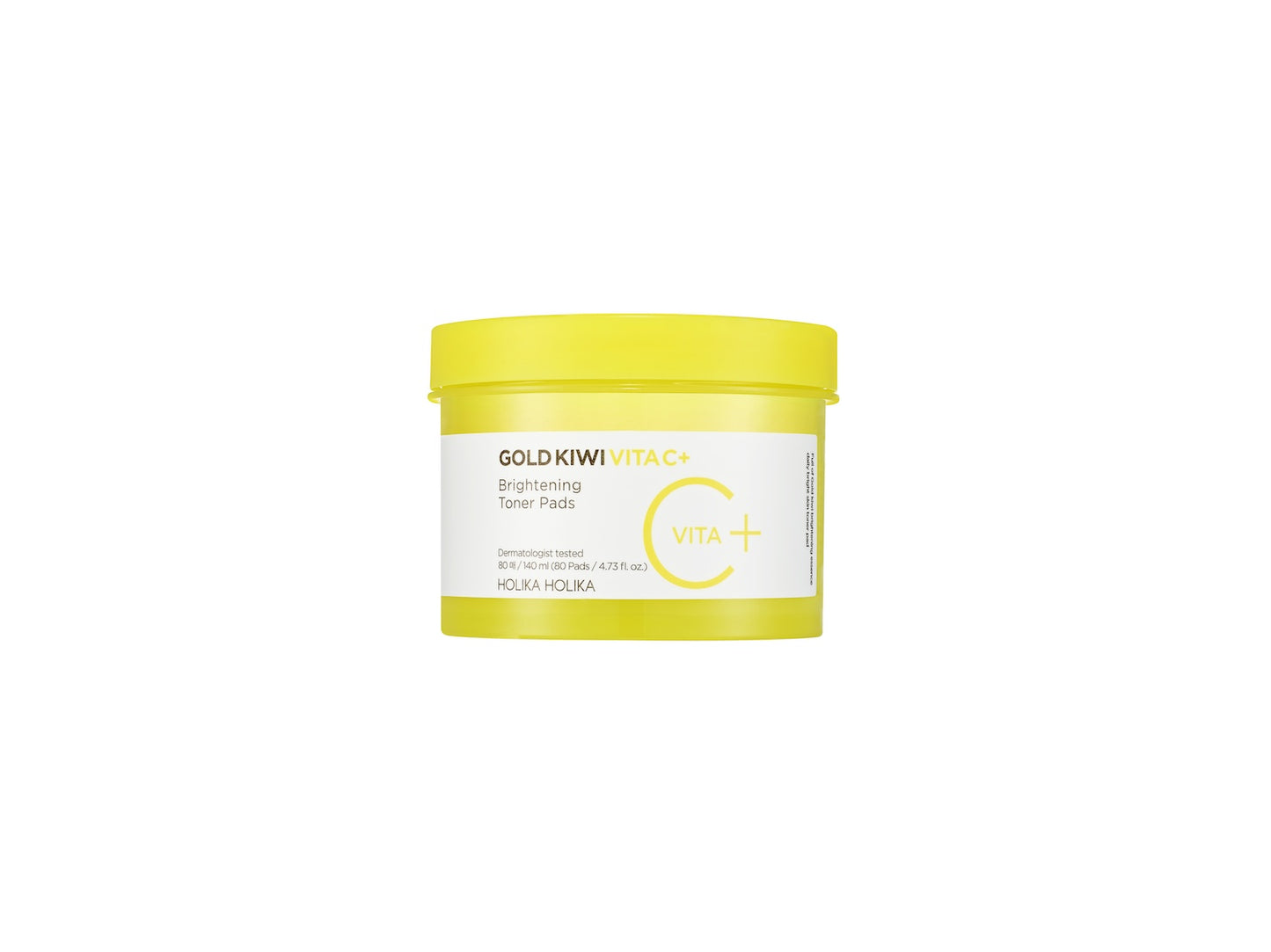 HolikaHolika Gold Kiwi Vita C Plus Brightening Toner Pad 80pcs