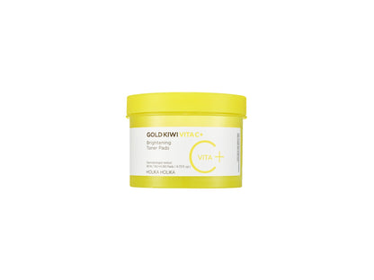 HolikaHolika Gold Kiwi Vita C Plus Brightening Toner Pad 80pcs