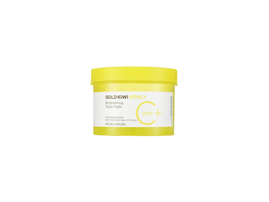 HolikaHolika Gold Kiwi Vita C Plus Brightening Toner Pad 80pcs