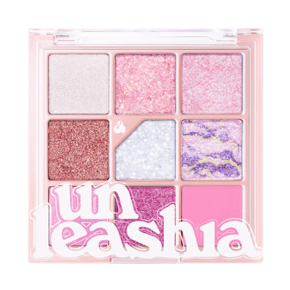 Unleashia Glitterpedia Eye Palette No.9 All of Pink Glitter 6.9g