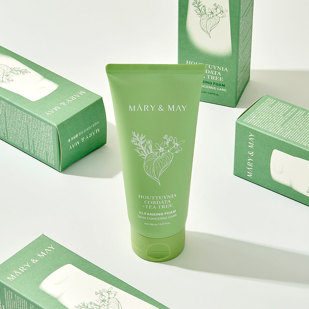 Mary&May Houttuynia Cordata + Tea Tree Cleansing Foam - 150ml